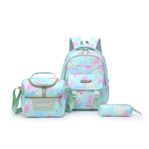 Conjunto de tres piezas: mochila 2026 con nuevo estampado, mochila de gran capacidad, mochila universal de doble asa. - Product Image 5