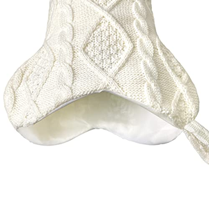 Knitted <b>Christmas</b> <b>Stocking</b> for Family Party Festive Bone Shape <b>Dog</b> <b>Stocking</b> <b>Christmas</b> Xmas Hanging <b>Christmas</b> Decor - Product Image 2