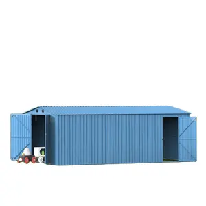 Low Price Car Garage/Metal Garage Carport Easily Assembled Nature Gable Metal Sheds