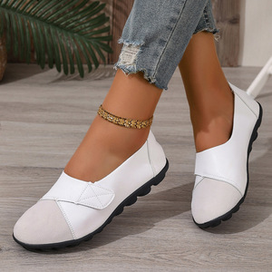 <span class=keywords><strong>Zapatos</strong></span> Planos de Moda <span class=keywords><strong>para</strong></span> <span class=keywords><strong>Mujer</strong></span> 2026, Talla Grande, con Velcro, Suela Suave, Transpirables y Cómodos <span class=keywords><strong>para</strong></span> Mamá - Product Image 4