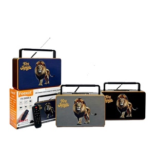 ลำโพงเรโทร รุ่น FX-2506B-A วิทยุ FM พกพา เครื่องเล่นเสียงบลูทูธ พร้อมรีโมทคอนโทรล แบตเตอรี่แบบชาร์จได้ เหมาะสำหรับงานปาร์ตี้นอกสถานที่ - Product Image 1