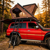 Carpa de Techo Triangular Rígida para Auto, Venta al Por Mayor de Fábrica, Carpa de Techo Ultra Delgada RTT, Carpa de Techo Ligera de Aluminio para Auto