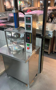 Máquina de hoja moldeadora de pan pita con base de bola de masa de pastel de pizza comercial automática - Product Image 2