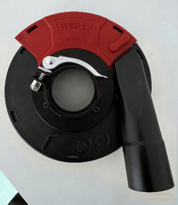 Protector <span class=keywords><strong>de</strong></span> Polvo Universal para Amoladora Angular HERZO, Protector <span class=keywords><strong>de</strong></span> Corte con Puerto <span class=keywords><strong>de</strong></span> Extracción <span class=keywords><strong>de</strong></span> Polvo para Cortar Concreto, Piedra y Azulejos - Product Image 2