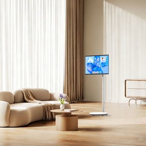 Téléviseur intelligent portable sans fil de 24/27/32 pouces, moniteur Android avec batterie intégrée de 10 heures, écran tactile LCD - Product Image 5