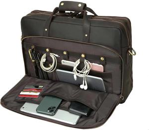 <span class=keywords><strong>Valigetta</strong></span> in Pelle Crazy Horse Personalizzabile per <span class=keywords><strong>Uomo</strong></span>, Borsa OEM in Vera Pelle Morbida per Viaggi d'Affari <span class=keywords><strong>con</strong></span> Tasca Porta Accessori - Product Image 2