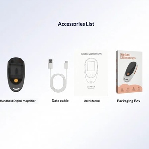 Microscopio Digitale Portatile con Schermo IPS da 2.0 Pollici, Fotocamera 2MP, Ingrandimento Fisso <span class=keywords><strong>500x</strong></span>, 8 Luci LED Regolabili a 3 Livelli, USB - Product Image 6