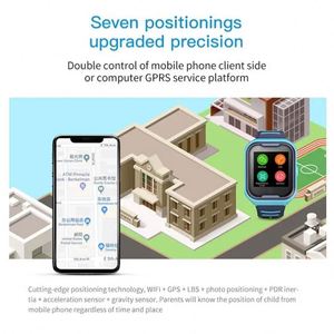 2023 New Arrivals A36E Smartwatch Swimming Full Touch Screen Sport Waterproof Location <b>Tracking</b> Anti Lost <b>Kids</b> Smartwatch - Product Image 2