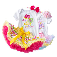 Ensemble barboteuse de pâques pour bébé, nouveau-né, œuf de pâques, vêtements de vacances, body, barboteuse pour fille et garçon,