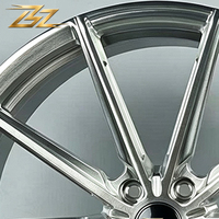 Jantes de voiture en alliage d'aluminium monobloc forgées sur mesure BZ OEM, jantes sport 17 18 19 pouces 5x112 pour Audi SQ5 RS6 RS7 S5 RS5