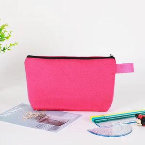 Bolsa <span class=keywords><strong>de</strong></span> <span class=keywords><strong>Maquillaje</strong></span> <span class=keywords><strong>de</strong></span> Lona <span class=keywords><strong>de</strong></span> Algodón Personalizada con Logotipo a Todo <span class=keywords><strong>Color</strong></span>, Organizador Largo y Sencillo para Regalo, Neceser <span class=keywords><strong>de</strong></span> Viaje - Product Image 2