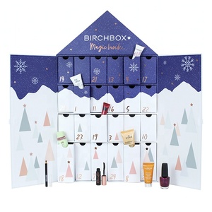 Rouge Cosmétiques Tiroir Carton Calendrier De L'<span class=keywords><strong>avent</strong></span> Boîte Personnalisée Avec Logo Estampé - Product Image 6