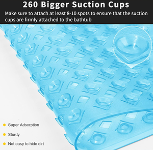 Tapis de bain antidérapant en PVC tapis de sol doux et absorbant à motif fantaisie pour la maison et l'hôtel tapis de douche moderne - Product Image 4