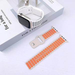 双色运动45毫米44毫米40毫米49毫米46毫米42毫米硅胶表带苹果Iwatch 10 Ultra 2 - Product Image 3