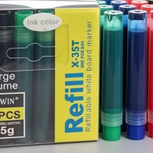 Wholesale Best Price Large Volume Color <b>Ink</b> <b>Refill</b> Set for Refillable Whiteboard Marker Pen - Product Image 6