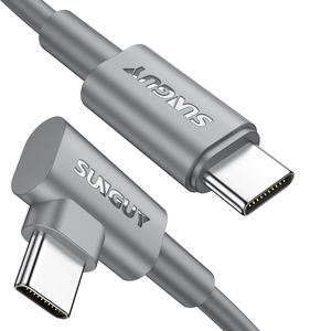 Cable de Datos SUNGUY Tipo-C de 60W 3A con Carga Rápida para Teléfono y Portátil, con Logotipo Personalizado, Ecológico y Longitud Ajustable - Product Image 2