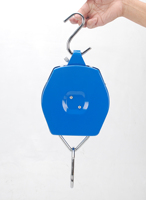Balance à pointeur portable 200KG balance électronique en acier inoxydable valise suspendue pour bagages balance de voyage