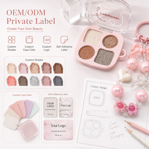 <span class=keywords><strong>Palette</strong></span> Multifinitura 4 Colori all'Ingrosso, Etichetta Privata OEM/ODM, Lucida e Brillante, Pronta per la Vendita al Dettaglio, Confezione Personalizzata - Product Image 4