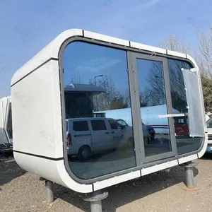 Chinese manufacturer Luxury Apple Cabin Moduler Homes Mobile Working Outdoor Garden Office Pod