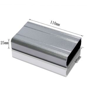25*66*110mm IP54 Aluminum Control Box Amplifier Power Supply Battery <b>Enclosure</b> Custom Extrusion PCB Housing - Product Image 1