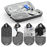 Étui rigide pour stéthoscope avec sangle de poignet, sac de rangement pour outils de diagnostic médical