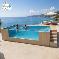Piscine préfabriquée compacte en fibre de verre pour couples, jacuzzi extérieur hors sol, idéale pour les week-ends de loisirs, directement de l'usine