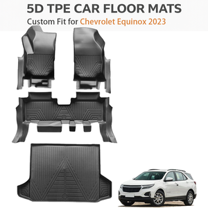 Tapis de sol TPE sur mesure pour Chevrolet Equinox LHD 2023, imperméables, toutes saisons, résistants, doublures de sol de voiture OEM - Product Image 1
