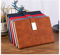Carnets de haute qualité A4 A5 A6 A7 avec couverture en cuir PU, reliure rigide, petit carnet de poche avec stylo