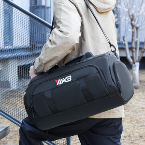 Logo personnalisé Gym Sports Duffle Sac de Voyage Léger Nylon Fourre-Tout Grande Capacité Sec Humide Séparé Fermeture à Glissière Lettre Motif - Product Image 5