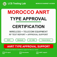 Certification ANRT du Maroc pour les produits sans fil, homologation de type, support de certification ANRT, tests EN 300-328, tests EN 301-893