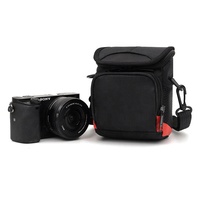 Étui portable pour appareil photo reflex numérique, étui de transport en nylon anti-rayures avec sangle réglable pour appareils photo reflex numériques, objectifs et accessoires