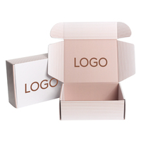 Boîtes d'emballage cosmétiques en carton ondulé pour l'expédition, avec pelliculage mat, gaufrage et revêtement UV, recyclables, pour crème pour le visage