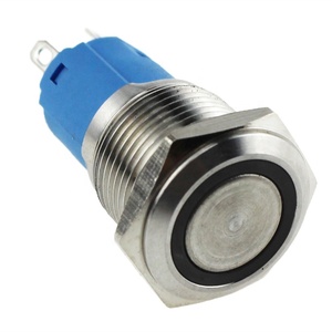 LA16AJSF anneau lumineux led <span class=keywords><strong>blanc</strong></span> waretproof à bouton-poussoir en métal - Product Image 1