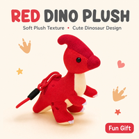 Produit phare en gros : Mini machine à griffes mignonne à thème anime, poupée dinosaure en peluche, pendentif en peluche moelleuse de qualité supérieure, jouet en peluche animal en peluche
