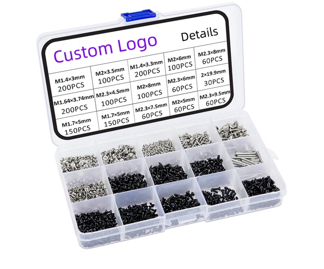 Factory Button/Oval/Pan/Truss/Cap Allen Head Screw Set Computer Mini Micro Laptop Screw Kit