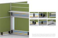 Bureau d'ordinateur portable moderne en bois blanc pour espace de travail professionnel à domicile et étude universitaire