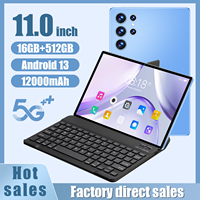 Tablet PC S23 Ultra de 11 Pulgadas, 16GB+512GB, 108MP, 8000mAh, 4G, Wi-Fi, Doble SIM, Android 15, Octa Core, OEM, Fuente de Fábrica B2B