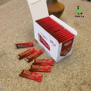Wholesale High Quality Rizlas Rolling <b>Paper</b> King Size <b>Red</b> White Box No.1 Africa Cigar Accessories Rolling Smoking <b>Paper</b> - Product Image 5