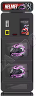 Machine de nettoyage de casques intelligente, machine de désinfection et de séchage automatique de casques, distributeur automatique pour motards