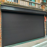 Porte de garage résidentielle 8x7 à enroulement en acier, contrôle intelligent par application, antivol, silencieuse, personnalisable pour les maisons