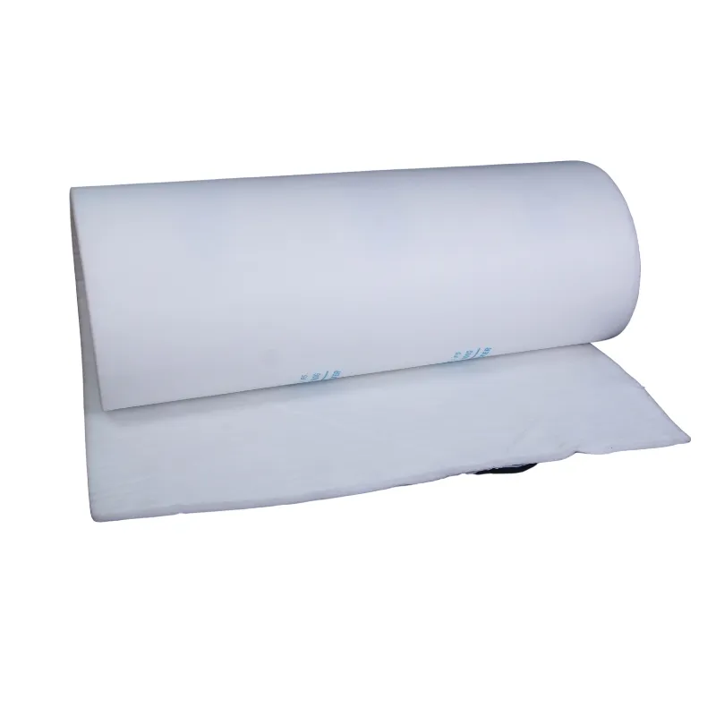 0.3um Micron H13 H14 HEPA F5 Paint Booth Filter Roll Full Adhesive EU5 Merv 9 Ceiling Filter cotton Air Filter Material