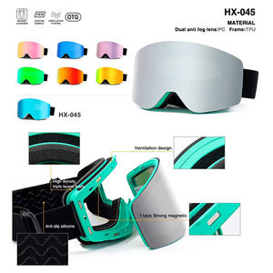 סקי משקפי מגן ce uv400 הגנה על סנובורד סקי משקפי מגן מראה עדשות מקוטבות אנטי ערפל ספורט בטיחות משקפי מגן לוגו מותאם אישית - Product Image 3