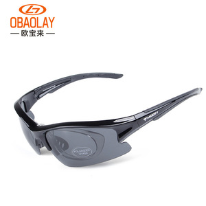 Oubolai 7055 Cycling Glasses Polarized Spherical Lens <b>Plastic</b> <b>Frame</b> For Men Outdoor Sports Fishing - Product Image 3