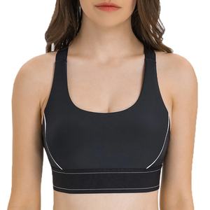 Soutien-gorge de sport pour femme réglable en gros personnalisé avec bretelles croisées Bande élastique respirante Soutien-gorge de sport pour la salle de sport pour le yoga - Product Image 6