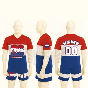 ชุดเสื้อและกางเกงฟุตบอลแฟนคลับธีมเนเธอร์แลนด์ ดีไซน์ใหม่ปี 2026 พร้อมชื่อและหมายเลขสั่งทำพิเศษ - Product Image 2