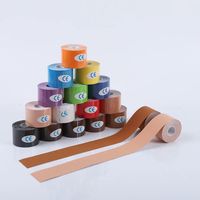 Cinta de kinesiología OEM impermeable para deportes y terapia, cinta muscular de recuperación, cinta atlética de algodón elástico, precio de fábrica Original