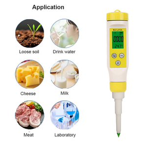 <span class=keywords><strong>PH</strong></span>-<span class=keywords><strong>mètre</strong></span> portable de haute qualité à affichage numérique au meilleur <span class=keywords><strong>prix</strong></span> pour les cosmétiques pain lait huiles pâte ODM personnalisé Support - Product Image 3