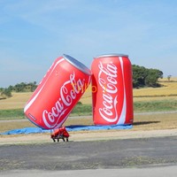 Ballons publicitaires gonflables géants personnalisés en forme de canettes de boisson, bouteilles gonflables, modèles de canettes de bière et de bouteilles de vin gonflables