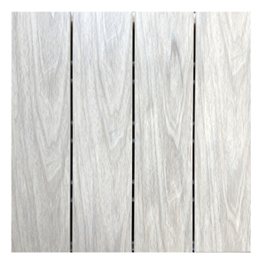 Foshan moderno WPC madera plástico compuesto 300*300mm azulejos de cubierta entrelazados <span class=keywords><strong>terraza</strong></span> impermeable DIY para Interior/Exterior - Product Image 5
