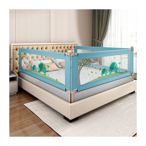 Barrière <span class=keywords><strong>de</strong></span> <span class=keywords><strong>lit</strong></span> pliable en métal au design original pour la sécurité des enfants, barrière <span class=keywords><strong>de</strong></span> <span class=keywords><strong>lit</strong></span> pour bébé, adaptée aux voyages, pour l'automne. - Product Image 2